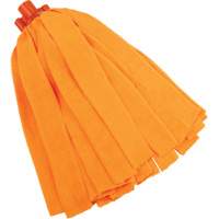 Vadrouille &agrave; fente, orange, Microfibre, Style Coup&eacute; Solutions industrielles ALPHA