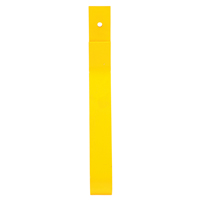 Poteau de garde-corps, Acier, 10-3/4" lo x 24" h, Jaune Solutions industrielles ALPHA