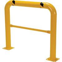 High Profile Machinery Guards, 4' W x 3.5' H, Yellow Solutions industrielles ALPHA