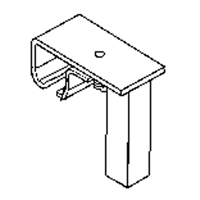 Support de rail &agrave; roulement pour quincaillerie de support au plancher Solutions industrielles ALPHA
