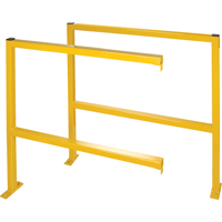 Perimeter Guards - Tubular Style, 48" W x 49-1/2" H, Yellow Solutions industrielles ALPHA