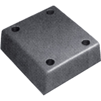 Butoirs de quai en caoutchouc moul&eacute;s, Caoutchouc, 13" la x 4" p x 12" h Solutions industrielles ALPHA