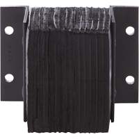 Butoirs de quai lamell&eacute;s, Horizontal, Caoutchouc, 12" la x 4" p x 12" h Solutions industrielles ALPHA