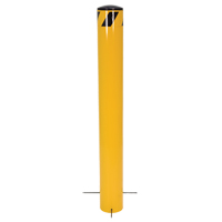 Pour-In-Place Bollards, Steel, 36-1/2" H x 5-9/16" W, Yellow Solutions industrielles ALPHA