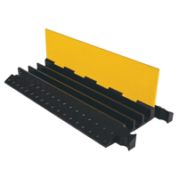 Protecteur de c&acirc;ble robuste Yellow Jacket, 3 canaux, 36" lo x 18,5" la x 2,875" h Solutions industrielles ALPHA