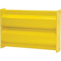 Barri&egrave;re de s&eacute;curit&eacute; de qualit&eacute; industrielle, Acier, 19" lo x 12" h, Jaune s&eacute;curit&eacute; OSHA Solutions industrielles ALPHA