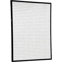 Adjustable Perimeter Guard Panel, 6' H x 5' W, Black Solutions industrielles ALPHA