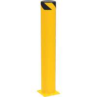 Safety Pipe Bollard, Steel, 42" H x 6-5/8" W, Yellow Solutions industrielles ALPHA