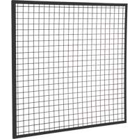 Wire Mesh Partition Panel, 4' H x 4' W Solutions industrielles ALPHA