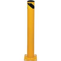 Bollard, Steel, 36" H x 4-1/2" W, Yellow Solutions industrielles ALPHA