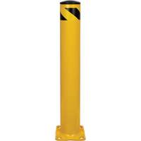 Safety Bollard, Steel, 36" H x 5-1/2" W, Yellow Solutions industrielles ALPHA