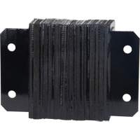 Butoirs de quai lamell&eacute;s, Horizontal, Caoutchouc, 12" la x 4" p x 10" h Solutions industrielles ALPHA