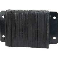 Butoirs de quai lamell&eacute;s, Horizontal, Caoutchouc, 18" la x 4" p x 12" h Solutions industrielles ALPHA