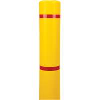 Capuchon en poly&eacute;thyl&egrave;ne pour borne de protection, 4-1/2" dia. x 64" l, Rouge/Jaune Solutions industrielles ALPHA