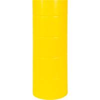Capuchon en poly&eacute;thyl&egrave;ne pour borne de protection, 6-5/8" dia. x 60" l, Rouge/Jaune Solutions industrielles ALPHA