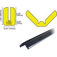 Butoir de protection de rebords mod&egrave;le W 1M, Longueur 3.25' Solutions industrielles ALPHA