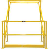 Barri&egrave;re de s&eacute;curit&eacute; pour mezzanine, 70" lo x 77" ha, 78" &eacute;lev&eacute;e, Jaune Solutions industrielles ALPHA