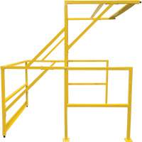 Barri&egrave;re de s&eacute;curit&eacute; pour mezzanine, 70" lo x 77" ha, 78" &eacute;lev&eacute;e, Jaune Solutions industrielles ALPHA