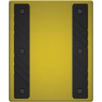 Cale de roue ultra-robuste pour l'exploitation mini&egrave;re Checkers Safety sans support, PEHD, Jaune, 14-1/2" la x 17-1/2" p x 16" h Solutions industrielles ALPHA