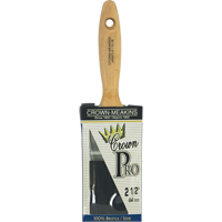 Pinceau &agrave; soies angulaires Crown Pro, Soies, Manche Bois, Largeur de 2-1/2" Solutions industrielles ALPHA