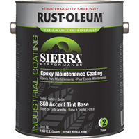 Sierra Performance S60 Water-Based Epoxy Maintenance Coating Accent Base, Gallon, Tint Base Solutions industrielles ALPHA