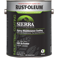 Sierra S60 Water-Based Epoxy Maintenance Coating Part 1 Activator, Gallon Solutions industrielles ALPHA
