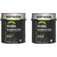 Sierra S60 Water-Based Epoxy Maintenance Coating Kit, Gallon, Black Solutions industrielles ALPHA