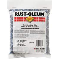 Pastilles de vinyle d&eacute;coratives Concrete Saver, 0,5 kg, Sac, M&eacute;lange noir/blanc/bleu Solutions industrielles ALPHA
