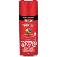COLORmaxx Paint + Primer, Banner Red, Gloss, 12 oz., Aerosol Can Solutions industrielles ALPHA