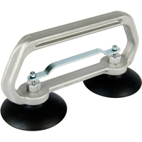 Vacuum Cups - Heavy-Duty Double Cup, 50 lbs. Capacity, 4", Pull-bar, 10" Handle Length Solutions industrielles ALPHA