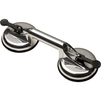 Ventouses de levage manuel - Ventouses doubles, 66 lb Capacit&eacute;, 4-5/8", Levier, 13" Longueur de la manche Solutions industrielles ALPHA