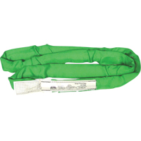 Round Slings, Green, 2" W x 4' L, 6000 lbs. Vertical Load Solutions industrielles ALPHA