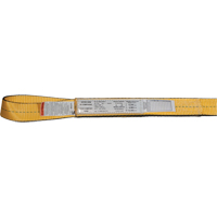 Nylon Slings, Double Ply, Double Eye, Type 3, 4" W x 3' L, 11000 lbs. Vertical Load Limit Solutions industrielles ALPHA