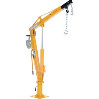 Grue &agrave; fl&egrave;che pour camion actionn&eacute;e par treuil, Capacit&eacute; de 1000 lb (0,5 tonne), Limite de 86-1/2" Solutions industrielles ALPHA