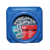 Chaînes galvanis&eacute;es par immersion &agrave; chaud, Acier au carbone, 3/8" x 45' (13,7 m) l, Calibre 30, Charge d'utilisation 2650 lb (1,325 tonne) Solutions industrielles ALPHA