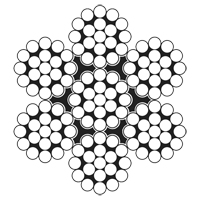C&acirc;ble m&eacute;tallique, 100' (30,5 m) x 3/32", 1000 lb (0,5 tonne), Galvanis&eacute; Solutions industrielles ALPHA