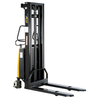Fork Lift Stacker, Electric Operated, 2000 lbs. Capacity, 118" Max Lift Solutions industrielles ALPHA