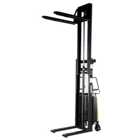 Fork Lift Stacker, Electric Operated, 2000 lbs. Capacity, 118" Max Lift Solutions industrielles ALPHA