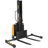 Gerbeur motoris&eacute; avec m&acirc;t &eacute;troit, Fonctionnement &eacute;lectrique, Capacit&eacute; 1500 lb, Lev&eacute;e max 63" Solutions industrielles ALPHA
