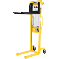 Gerbeur manuel, Fonctionnement Treuil manuel, Capacit&eacute; 770 lb, Lev&eacute;e max 60" Solutions industrielles ALPHA