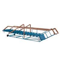 CSA-Certified Rolling Step Ladder with Locking Step, 16 Steps, 30" Step Width, 144" Platform Height, Steel Solutions industrielles ALPHA