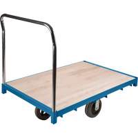Heavy-Duty Platform Truck, 48" L x 24" W, 2000 lbs. Capacity, Rubber Casters Solutions industrielles ALPHA
