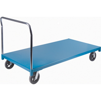 Heavy-Duty Platform Truck, 72" L x 36" W, 2000 lbs. Capacity, Rubber Casters Solutions industrielles ALPHA