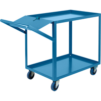 Order Picking Carts, 36" H x 24" W x 64" D, 2 Shelves, 1200 lbs. Capacity Solutions industrielles ALPHA