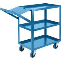 Order Picking Carts, 36" H x 18" W x 46" D, 3 Shelves, 1200 lbs. Capacity Solutions industrielles ALPHA
