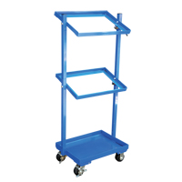 Chariot &agrave; cueillette, Acier, 30-11/16" la x 19-1/4" p, 3 tablettes, Capacit&eacute; 300 lb Solutions industrielles ALPHA