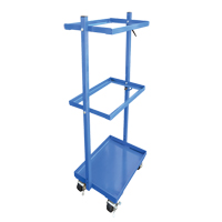 Chariot &agrave; cueillette, Acier, 30-11/16" la x 19-1/4" p, 3 tablettes, Capacit&eacute; 300 lb Solutions industrielles ALPHA