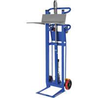 Gerbeur &agrave; plateforme hydraulique, M&eacute;canisme Pompe au pied, Capacit&eacute; de 750 lb, Levage max de 52" Solutions industrielles ALPHA
