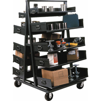 Chariots Adjust-A-Tray, 30" x 38" x 64", Capacit&eacute; 2500 lb Solutions industrielles ALPHA