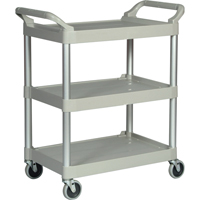 Light-Duty Utility Cart, 3 Tiers, 19" x 38" x 34", 200 lbs. Capacity Solutions industrielles ALPHA